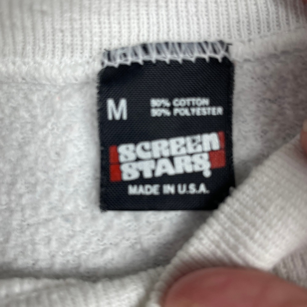 VTG Cincinnati Map Barb McClain Sweatshirt Mens M White 80s Made In USA - Picture 5 of 9